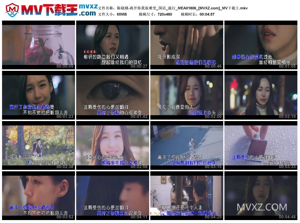 陈晓娥-离开你我很难受_国语_流行_MEA01806